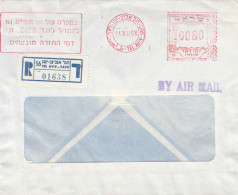 1968: Registered Air Mail Tel Aviv - Other & Unclassified