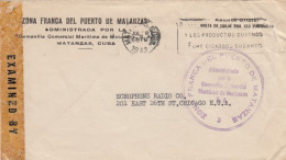 1943: Matanzas To Chicago, Censor - Otros & Sin Clasificación