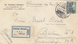 1930: Registered Letter Monterrey To Berlin - Mexiko