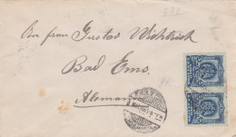 1901: Letter To Bad Ems - Mexiko