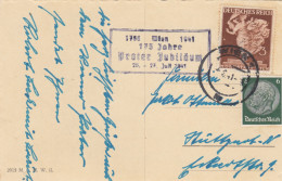 Ansichtskarte Wien, Prater - Riesenrad, Jubiläum 1941 Nach Stuttgart - Cartas & Documentos