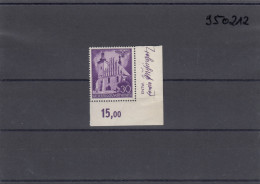GG Generalgouvernement MiNr. 46, ** E4 Rand Ohne Zähnung, Entwerfer, Eckrand - Ocupación 1938 – 45