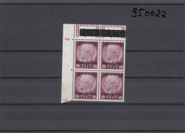 GG: Generalgouvernement MiNr. 7, Postfrisch, **, DKZ 7L1b, Eckrand-Viererblock - Occupation 1938-45