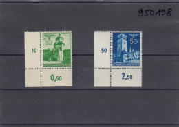 GG Generalgouvernement MiNr. 42,48, **/*, E3 Rand Mit Ausfall Zahnkamm - Ocupación 1938 – 45