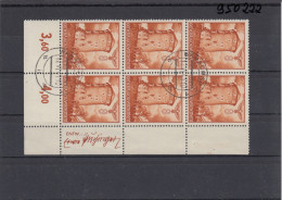 GG Generalgouvernement MiNr. 41, Gestempelt, 6er Block, Seitenrand Sektor IIII - Occupation 1938-45