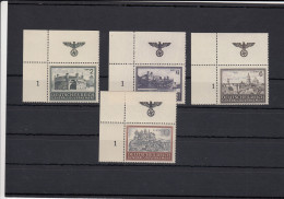 GG Generalgouvernement MiNr. 113-116, **, Eckrand E1 - Occupation 1938-45
