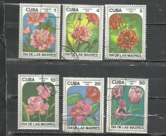 7653A-CUBA SERIE COMPLETA FLORES BOTANICA PLANTAS TEMÁTICOS - Otros & Sin Clasificación