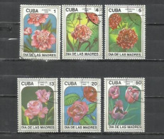 7654A-CUBA SERIE COMPLETA FLORES BOTANICA PLANTAS TEMÁTICOS - Usati