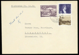 1950, Liechtenstein, 281 U.a., Brief - Other & Unclassified