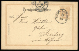 1899, Österreich, P 92, Brief - Altri & Non Classificati