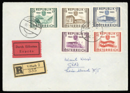 1955, Österreich, 1012-16, Brief - Other & Unclassified