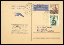 1958, Österreich, PP, Brief - Oblitérations Mécaniques