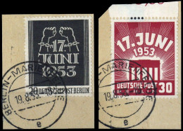 1953, Berlin, 110-11, Briefst. - Autres & Non Classés