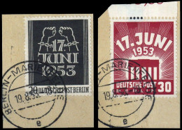 1953, Berlin, 110-11, Briefst. - Sonstige & Ohne Zuordnung