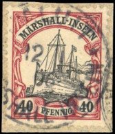 1901, Deutsche Kolonien Marshall Inseln, 19, Briefst. - Islas Marshall