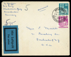 1951, Bizone, 90 Eg U.a., Brief - Cartas & Documentos