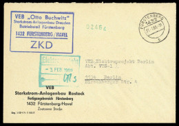 1969, DDR Dienst Und ZKD Allgemein, Brief - Autres & Non Classés