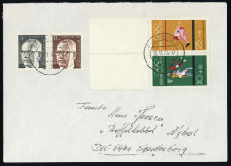1972, Bundesrepublik Deutschland, W 32 U.a., Brief - Zusammendrucke