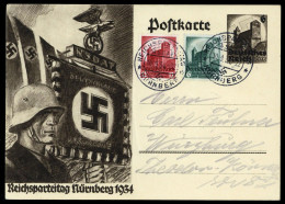 1934, Deutsches Reich, P 252 U.a., Brief - Other & Unclassified