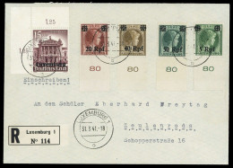 1941, Deutsche Besetzung II. WK Luxemburg, 39 ER U.a., Brief - Besetzungen 1938-45