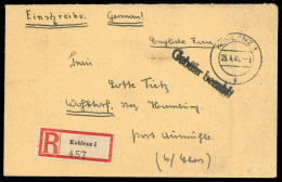 1946, Gebühr Bezahlt, Belege 45-48, Notmaßnahmen, Brief - Autres & Non Classés