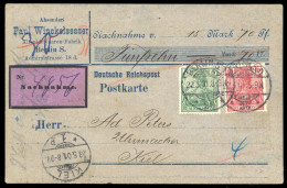 1900, Deutsches Reich, 55-56, Brief - Autres & Non Classés