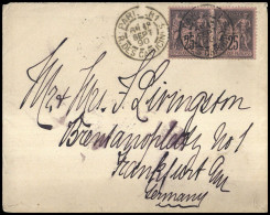 1890, Frankreich, 80 (2), Brief - Other & Unclassified