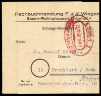 1946, Gebühr Bezahlt, Belege 45-48, Notmaßnahmen, Brief - Other & Unclassified