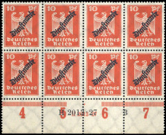 1924, Deutsches Reich, D 107 HAN, ** - Dienstzegels