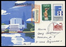 1988, DDR, P 100 U.a., Brief - Sonstige & Ohne Zuordnung