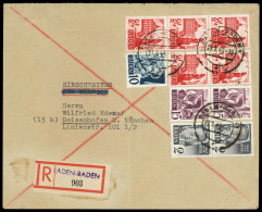 1947, Französische Zone Baden, 8 (5) U.a., Brief - Altri & Non Classificati