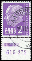 1957, Saar, 381 HAN, Gest. - Sonstige & Ohne Zuordnung