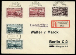 1934, Saar, 182 U.a., Brief - Other & Unclassified