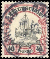 1901, Deutsche Kolonien Kiautschou, 11, Gest. - Kiaochow