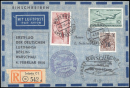 1956, DDR, 442 U.a., Brief - Other & Unclassified