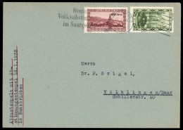 1934, Saar, 183 U.a., Brief - Other & Unclassified