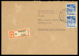 1948, Bizone, 89 Wg (2), Brief - Covers & Documents