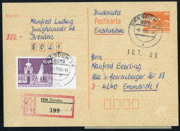 1986, DDR, P 86 I, 1919, Brief - Other & Unclassified