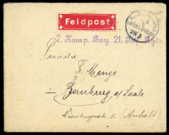 1915, Feldpost I. Wk, Brief - Other & Unclassified