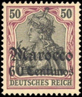 1905, Deutsche Auslandspost Marokko, 28, ** - Deutsche Post In Der Türkei