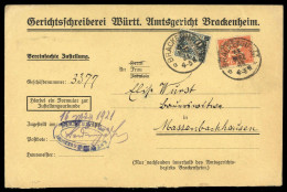 1921, Deutsches Reich, D 64, 27, Brief - Service