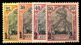 1900, Deutsche Auslandspost Türkei, 15-18, * - Marruecos (oficinas)