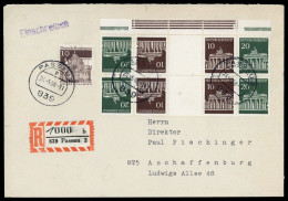 1968, Bundesrepublik Deutschland, KZ 6 (2) U.a., Brief - Zusammendrucke