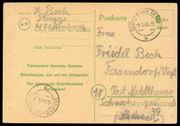 1946, Bizone, P 783 , Brief - Cartas & Documentos