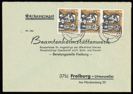 1957, Bundesrepublik Deutschland, 270 (3), Brief - Autres & Non Classés