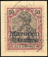1900, Deutsche Auslandspost Marokko, 14, Briefst. - Turquie (bureaux)