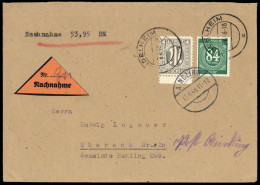 1945, Bizone, 2 U.a., Brief - Storia Postale