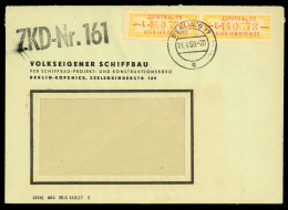 1958, DDR Verwaltungspost B Zentraler Kurierdienst, 17 L (2), Brief - Autres & Non Classés