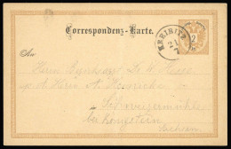 1890, Österreich, P 61, Brief - Other & Unclassified