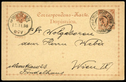 1896, Bosnien Und Herzegowina (Österr.), P 3, Brief - Bosnien-Herzegowina